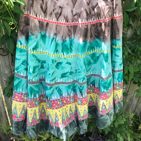 Vtg Fun Bohemian Skirt - Picture 10 of 15